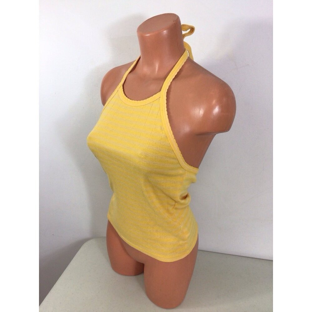 American Eagle Yellow Hater Top Y2K Womens Small